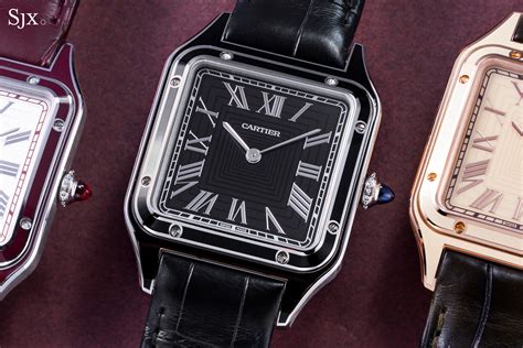 cartier santos mens watch replica|cartier santos dumont lacquered.